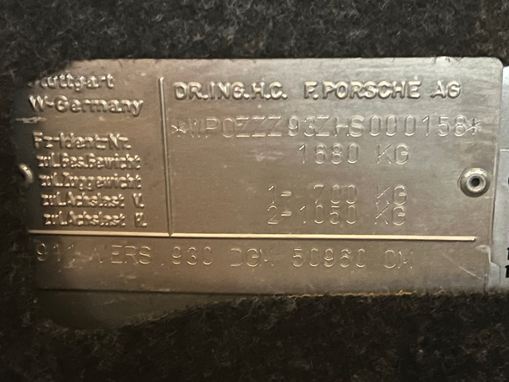 PORSCHE 911 TURBO VERKOCHT